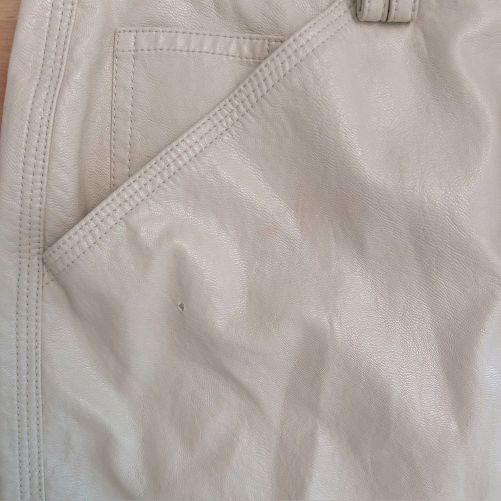 A.L.C. Faux Leather Alden Skirt Size 2 - Picture 6 of 7